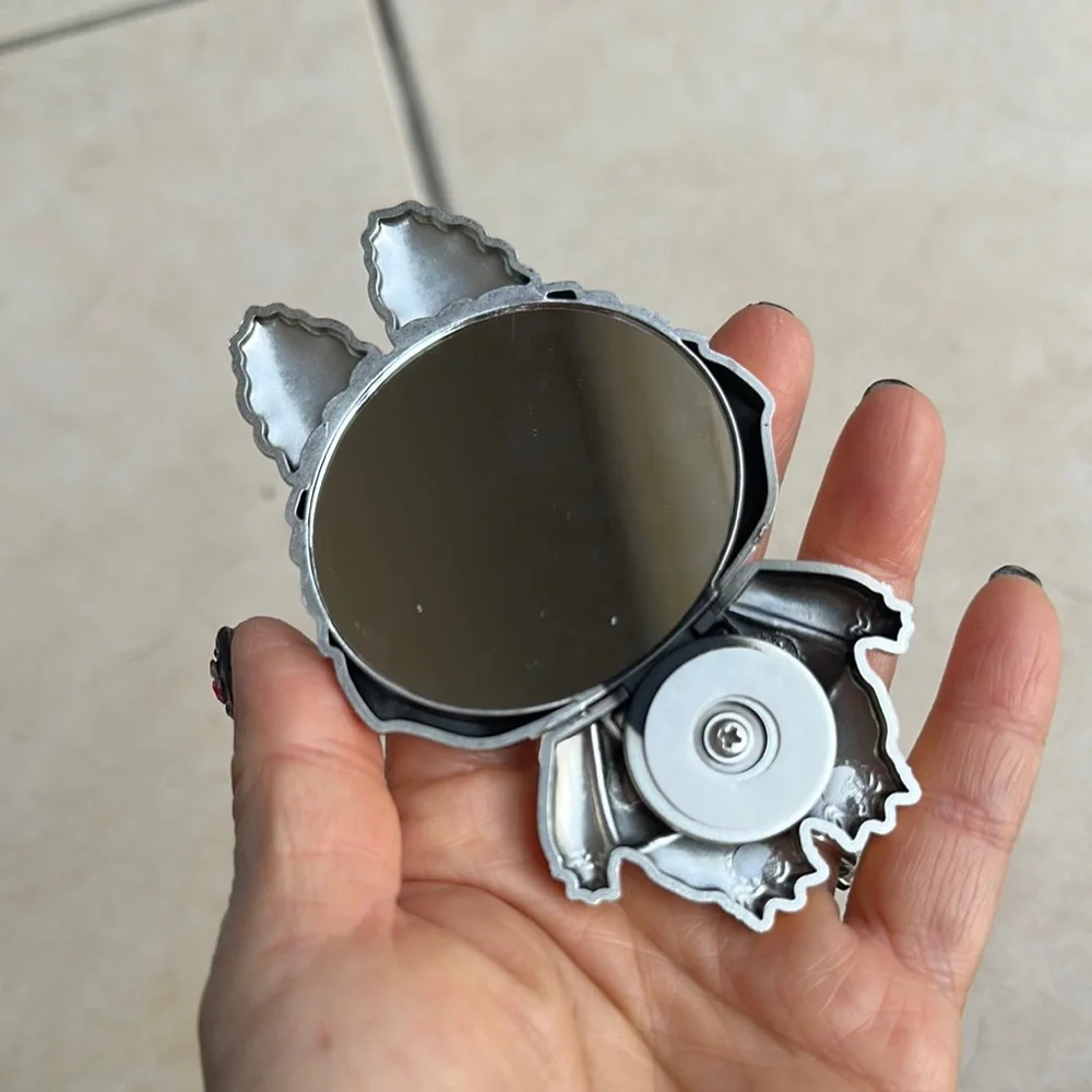 Gold Lafufu Character Phone Stand and Mirror